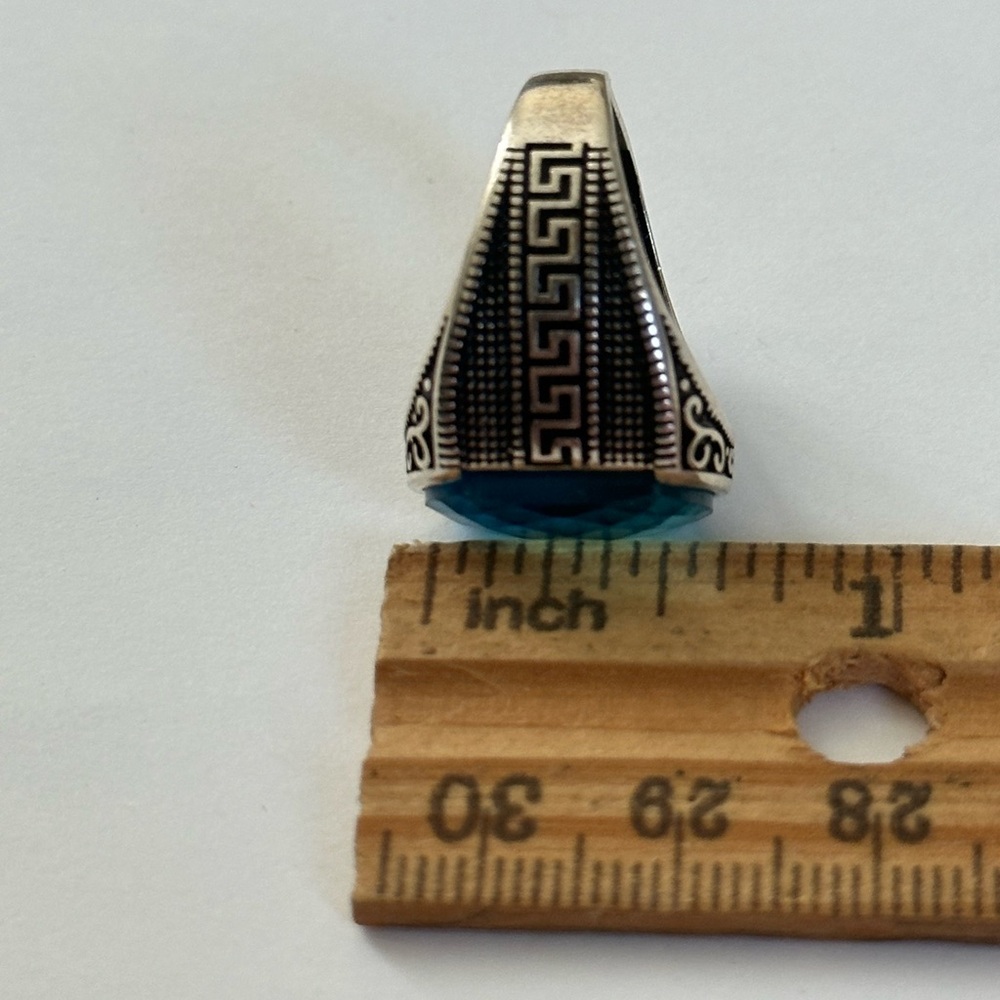 COMING SOON❣️925 Silver blue ring - Picture 5 of 6